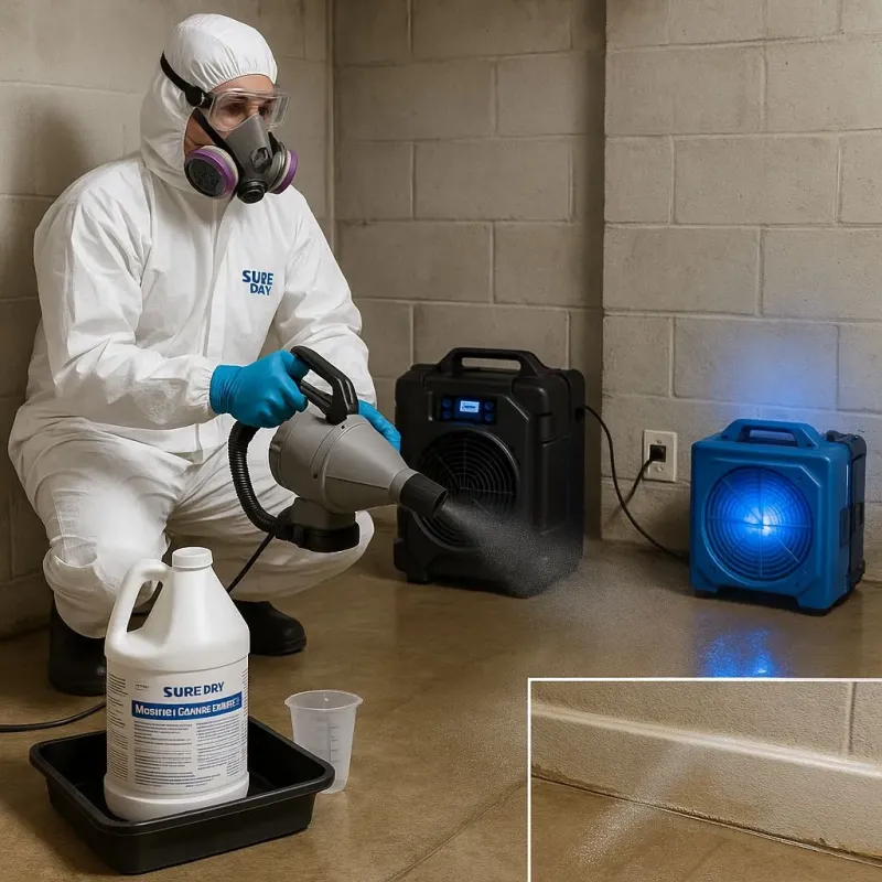 Sanitization and Odor Removal process in Tice, FL